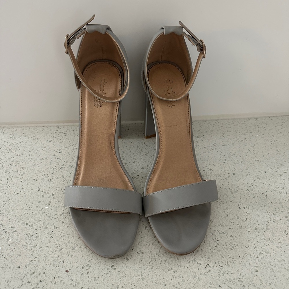 Charlotte Russe Gray Chic Heels